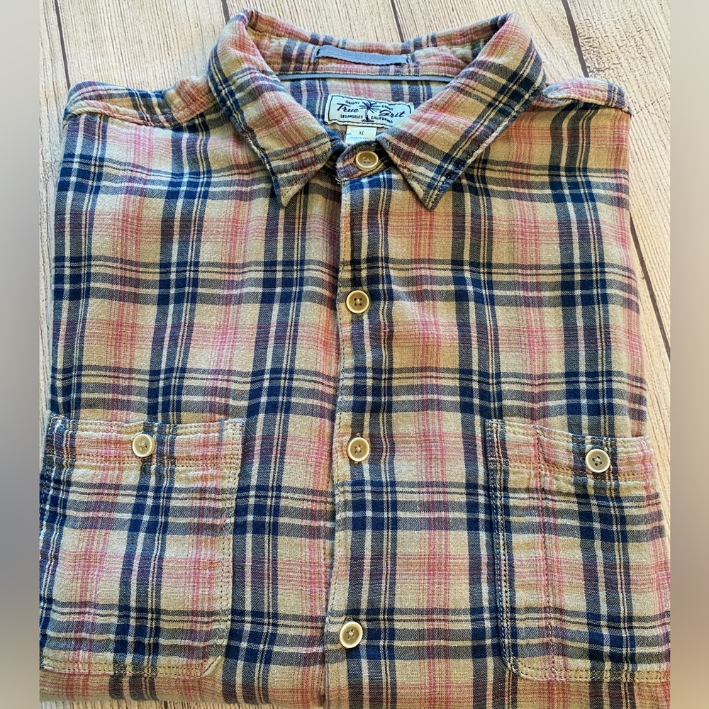 True 🌴 Grit Plaid Shirt